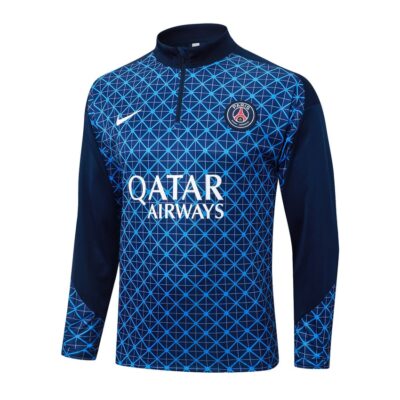 Alternative view of PSG Training Tracksuit 2025 2026 Blue Grid