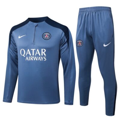 PSG Training Tracksuit 2025 2026 Ocean Blue