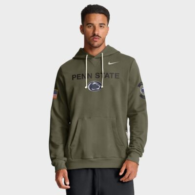 Penn State Nittany Lions 2025 Military Appreciation Dri-FIT Hoodie - Olive