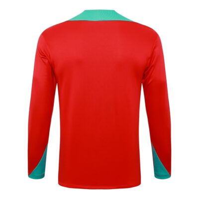 Portugal Training Tracksuit 2024 2025 Red - Image 3