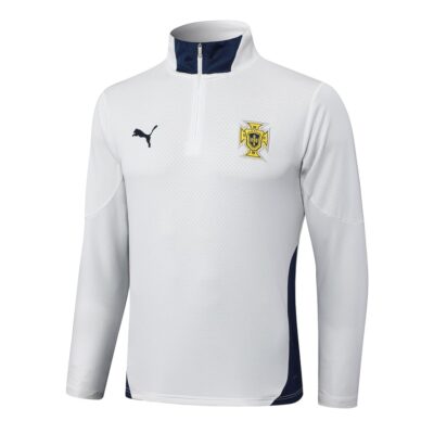Alternative view of Portugal Training Tracksuit 2024 2025 White