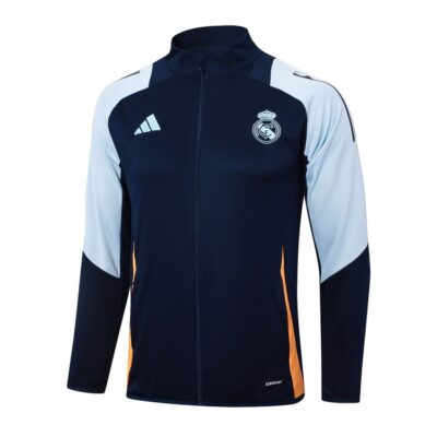 Alternative view of Real Madrid Tracksuit Jacket 2024 2025 Blue White
