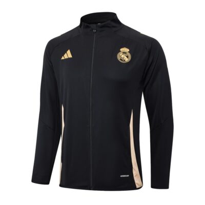 Alternative view of Real Madrid Tracksuit Jacket 2024 2025 Dark Black