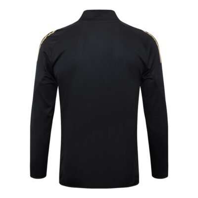 Real Madrid Tracksuit Jacket 2024 2025 Dark Black - Image 3