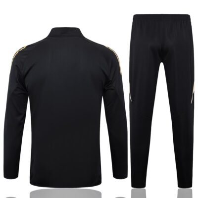 Real Madrid Tracksuit Jacket 2024 2025 Dark Black - Image 4