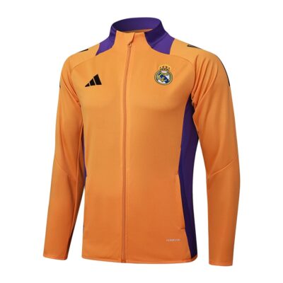Alternative view of Real Madrid Tracksuit Jacket 2024 2025 Orange