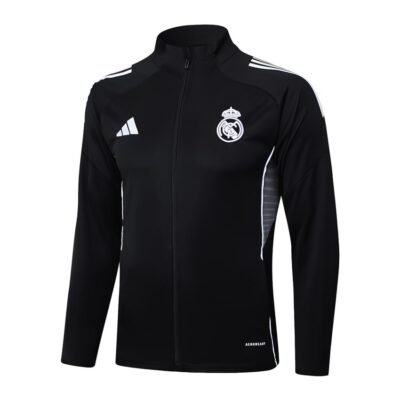 Alternative view of Real Madrid Tracksuit Jacket 2025 2026 Black Dark