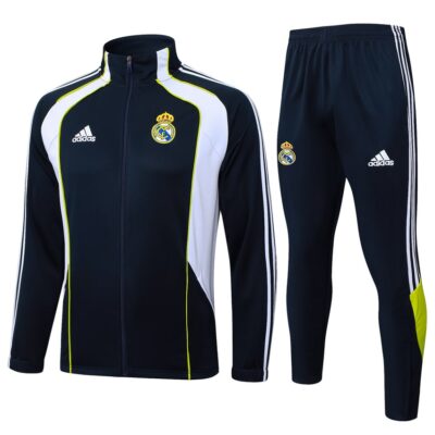 Real Madrid Tracksuit Jacket 2025 2026 Black White