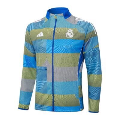 Alternative view of Real Madrid Tracksuit Jacket 2025 2026 Blue Green