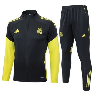 Real Madrid Tracksuit Jacket 2025 2026 Dark Black