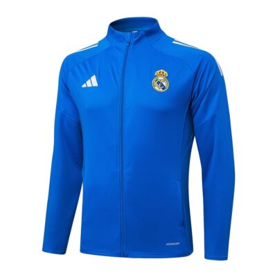 Alternative view of Real Madrid Tracksuit Jacket 2025 2026 Light Blue