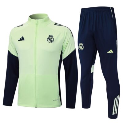 Real Madrid Tracksuit Jacket 2025 2026 Light Green