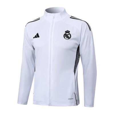 Alternative view of Real Madrid Tracksuit Jacket 2025 2026 Light White