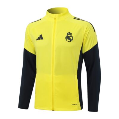 Alternative view of Real Madrid Tracksuit Jacket 2025 2026 Light Yellow