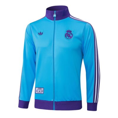 Alternative view of Real Madrid Tracksuit Jacket 2025 2026 Sky Blue