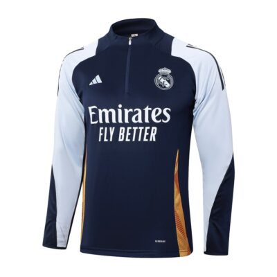 Alternative view of Real Madrid Training Suit 2024 2025 Blue White