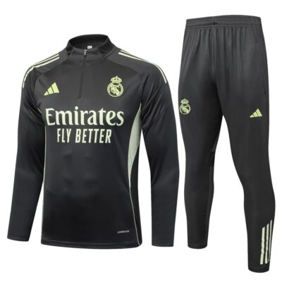 Real Madrid Training Suit 2025 2026 Black Yellow