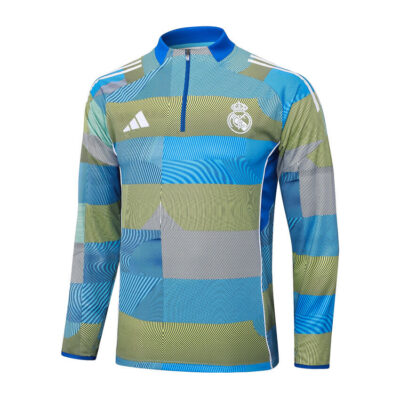Alternative view of Real Madrid Training Suit 2025 2026 Blue Green