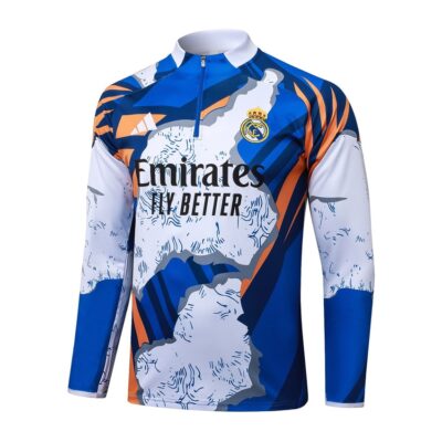Alternative view of Real Madrid Training Suit 2025 2026 Blue Spot