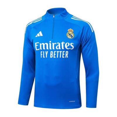 Alternative view of Real Madrid Training Suit 2025 2026 Light Blue