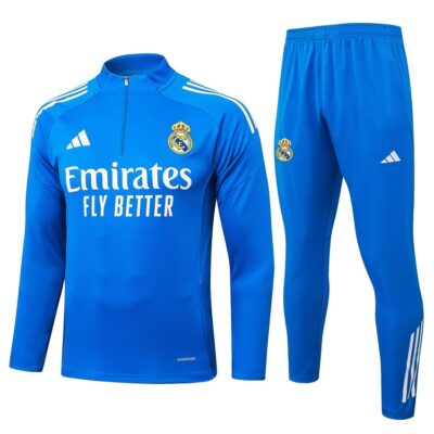 Real Madrid Training Suit 2025 2026 Light Blue