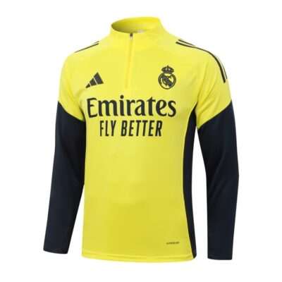 Alternative view of Real Madrid Training Suit 2025 2026 Light Yellow