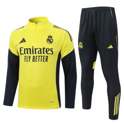 Real Madrid Training Suit 2025 2026 Light Yellow