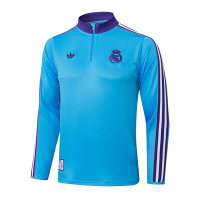 Alternative view of Real Madrid Training Suit 2025 2026 Sky Blue