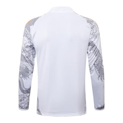 Real Madrid Training Tracksuit 2024 2025 Grey - Image 3
