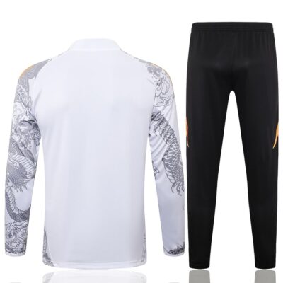 Real Madrid Training Tracksuit 2024 2025 Grey - Image 4
