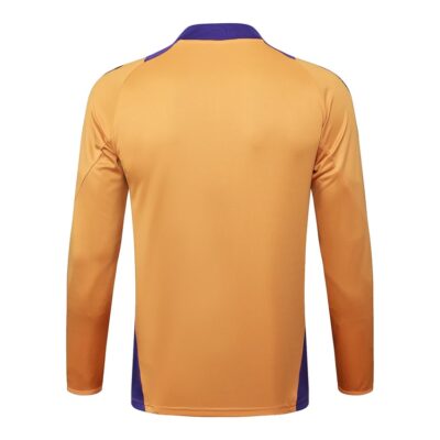 Real Madrid Training Tracksuit 2024 2025 Orange - Image 3