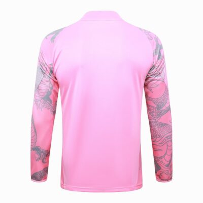 Real Madrid Training Tracksuit 2024 2025 Pink Dragon - Image 3