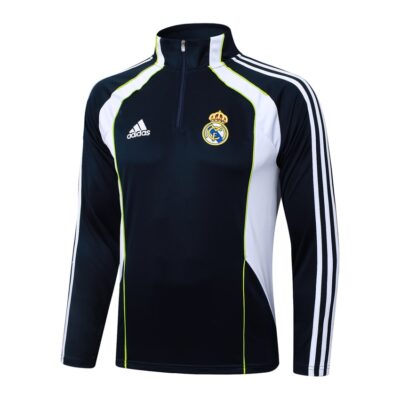Alternative view of Real Madrid Training Tracksuit 2025 2026 Black White