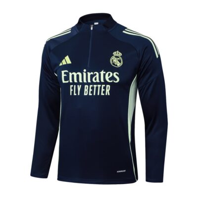 Alternative view of Real Madrid Training Tracksuit 2025 2026 Dark Blue