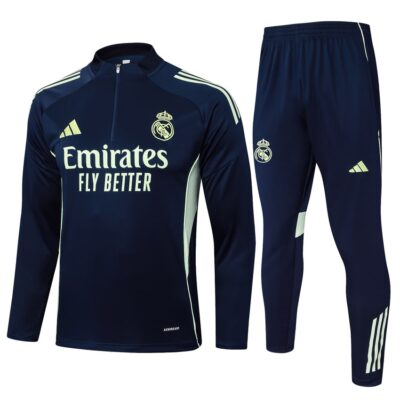 Real Madrid Training Tracksuit 2025 2026 Dark Blue