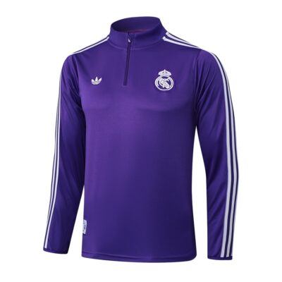 Alternative view of Real Madrid Training Tracksuit 2025 2026 Purple