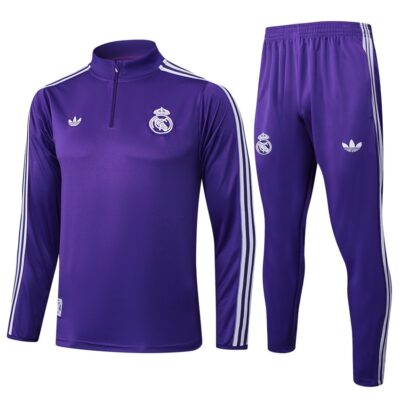 Real Madrid Training Tracksuit 2025 2026 Purple