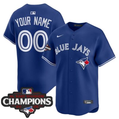 Toronto Blue Jays 2025 AL East Division Champions Vapor Premier Limited Custom Jersey - Royal