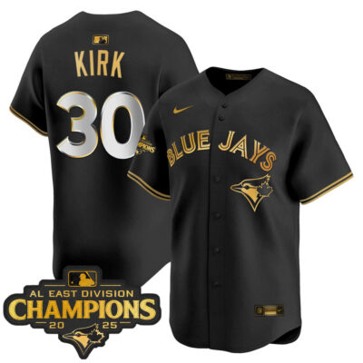 Toronto Blue Jays 2025 AL East Division Champions Vapor Premier Limited Jersey - Black Gold Alejandro Kirk