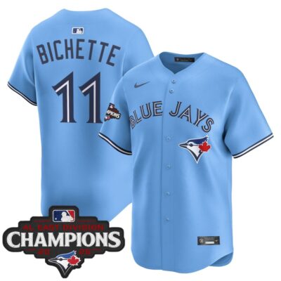 Toronto Blue Jays 2025 AL East Division Champions Vapor Premier Limited Jersey - Powder Blue Bo Bichette