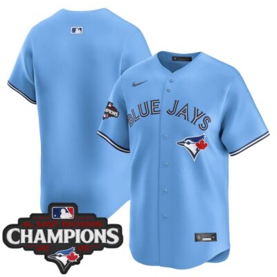 Toronto Blue Jays 2025 AL East Division Champions Vapor Premier Limited Jersey - Powder Blue Team