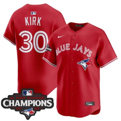 Toronto Blue Jays 2025 AL East Division Champions Vapor Premier Limited Jersey - Red Alejandro Kirk