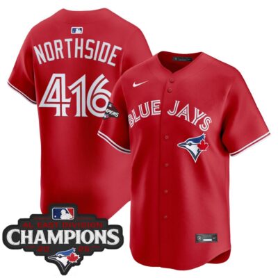 Toronto Blue Jays 2025 AL East Division Champions Vapor Premier Limited Jersey - Red NorthSide 416