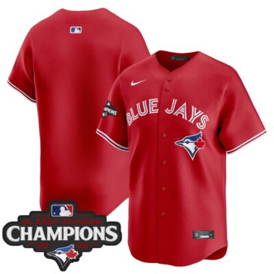 Toronto Blue Jays 2025 AL East Division Champions Vapor Premier Limited Jersey - Red Team