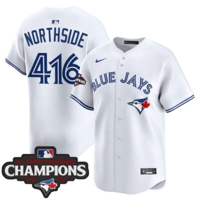 Toronto Blue Jays 2025 AL East Division Champions Vapor Premier Limited Jersey - White NorthSide 416