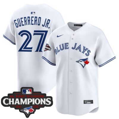 Toronto Blue Jays 2025 AL East Division Champions Vapor Premier Limited Jersey - White Vladimir Guerrero Jr.