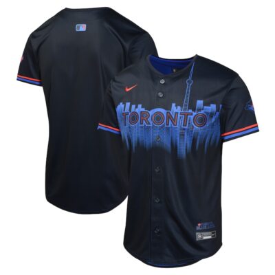 Toronto Blue Jays Youth 2024 City Connect Limited Jersey - Black