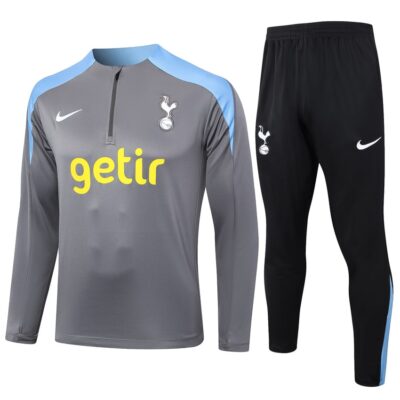 Tottenham Training Tracksuit 2024 2025 Grey