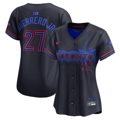 Vladimir Guerrero Jr. Toronto Blue Jays Women's 2024 City Connect Limited Player Jersey - Navy