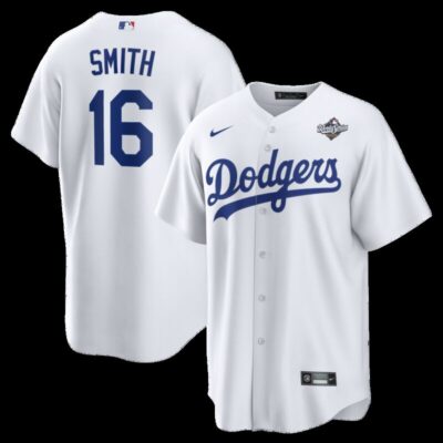 Will Smith Los Angeles Dodgers 2025 World Series Home Replica Player Jersey - White